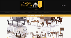 Desktop Screenshot of luxurefurniture.com